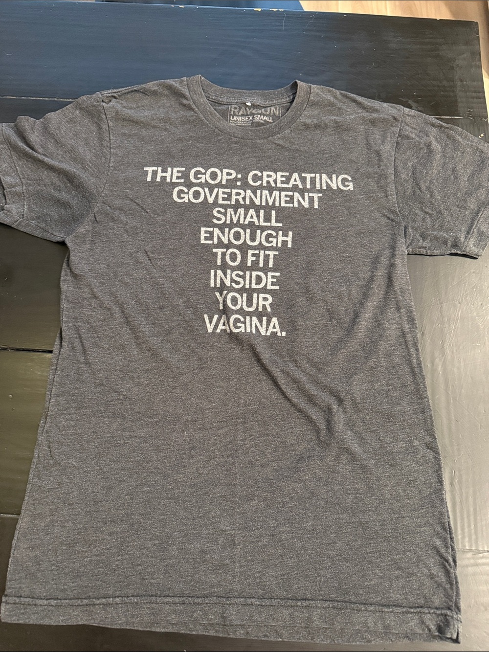 Unisex Gray Political Graphic Tee - The GOP Message